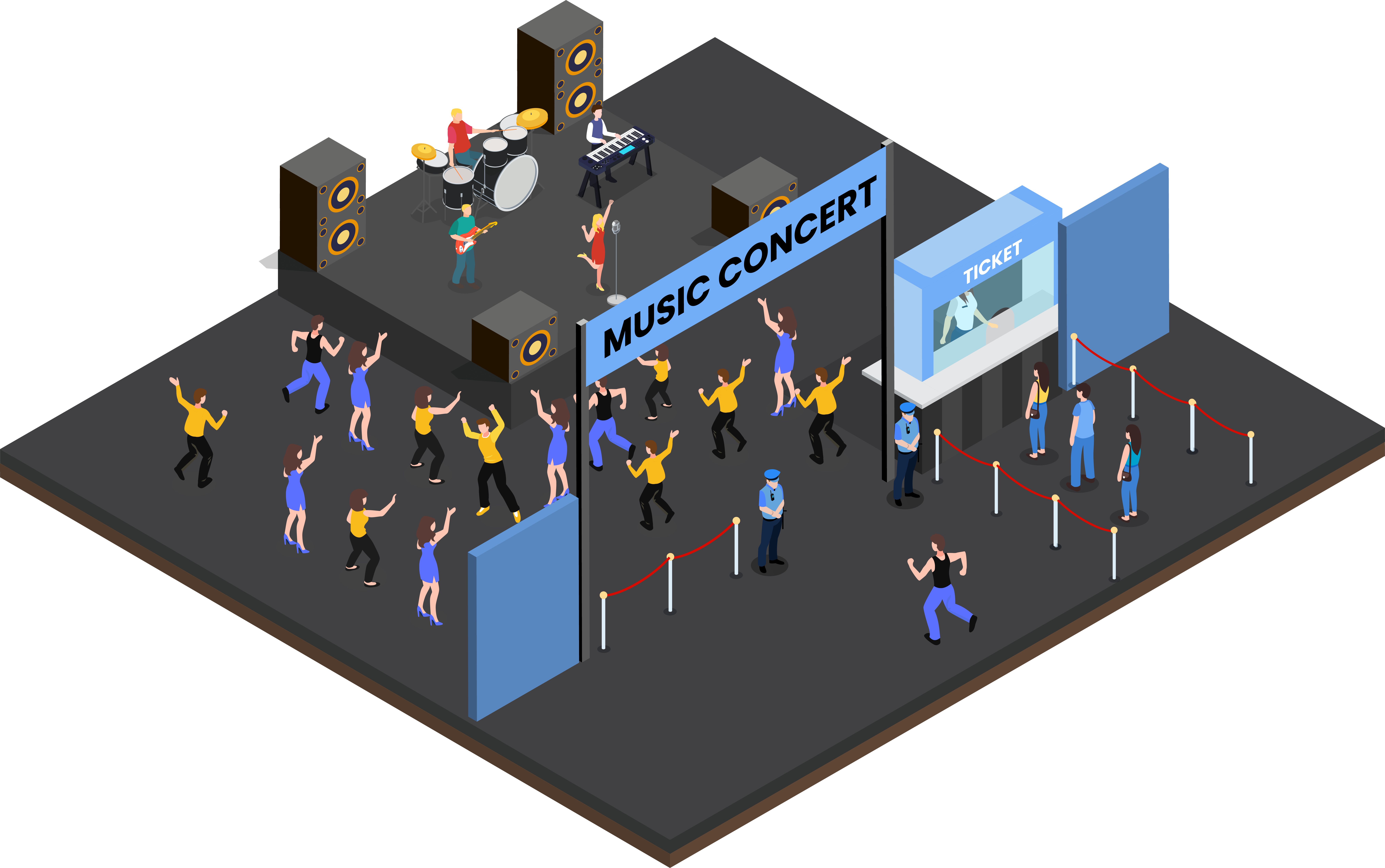 コンサートのイラスト
